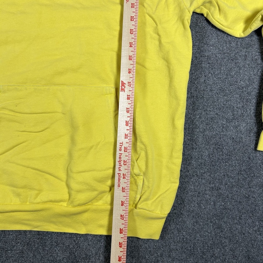 Born x Raised Wish You Were Here Yellow Pullover Hoodie Men's Size XL  #2506 - Picture 9 of 11